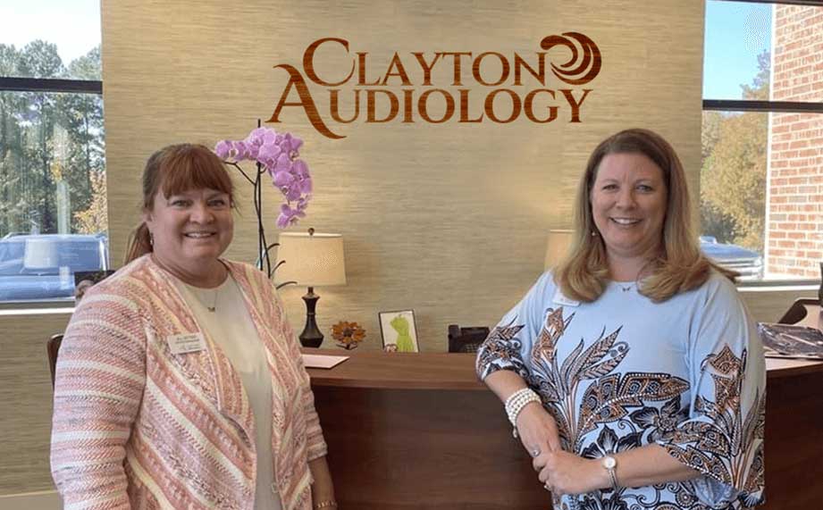 Jill Setster and Melissa Palmer, Audiologist at Clayton Audiology